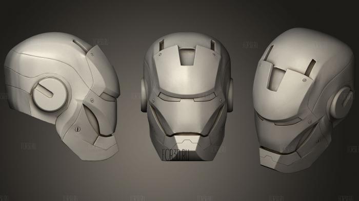 Iron Man Helmet 3d stl модель для ЧПУ